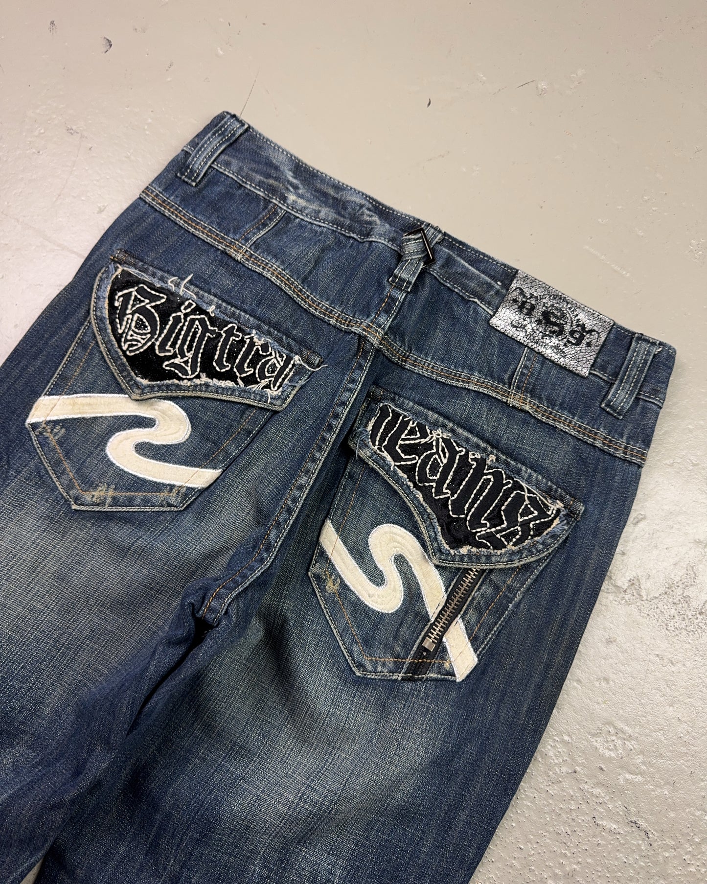 2000's Big Train Japanese Straight/Baggy Jeans *very rare 30x32 (M)