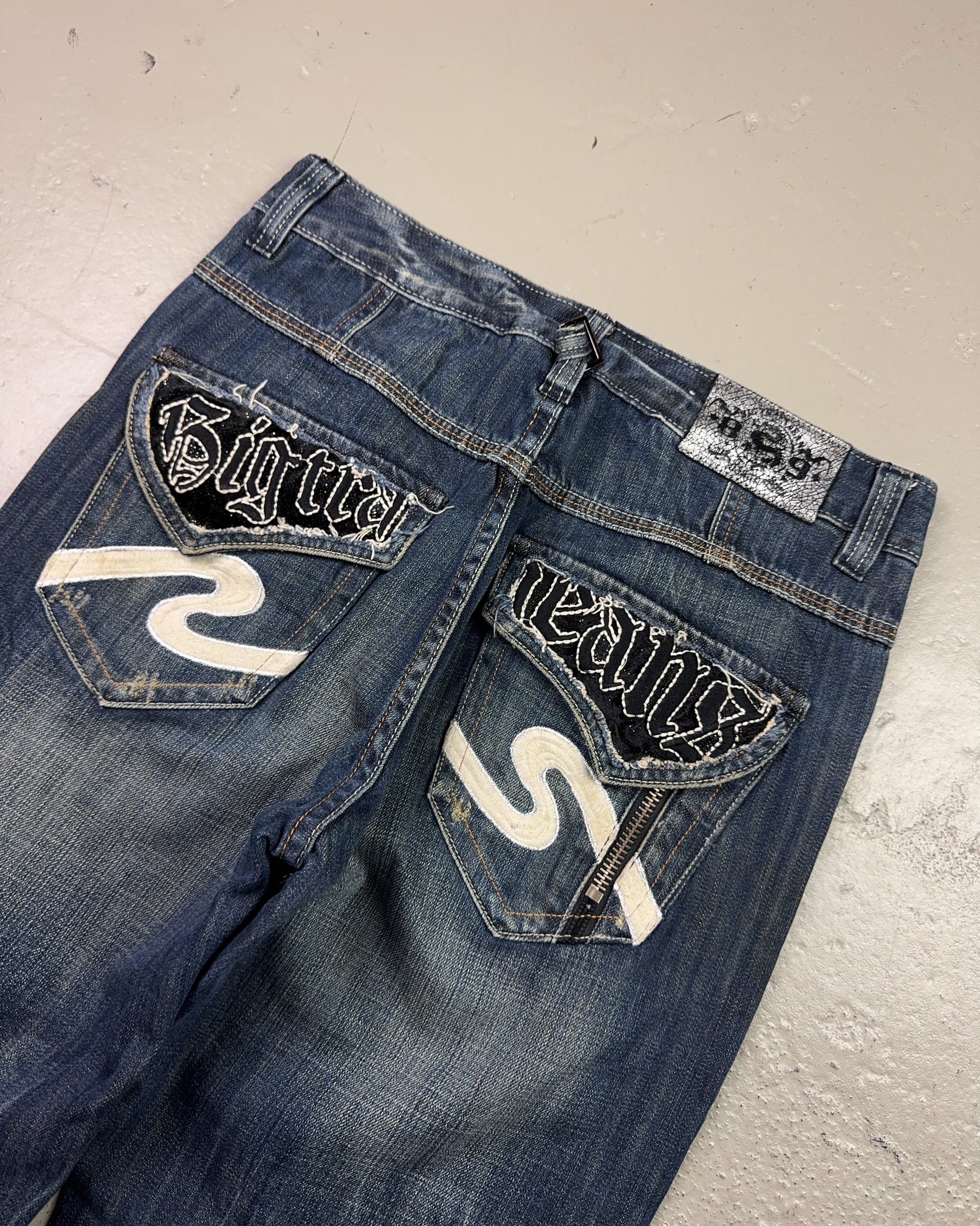 2000's Big Train Japanese Straight/Baggy Jeans *very rare 30x32 (M)