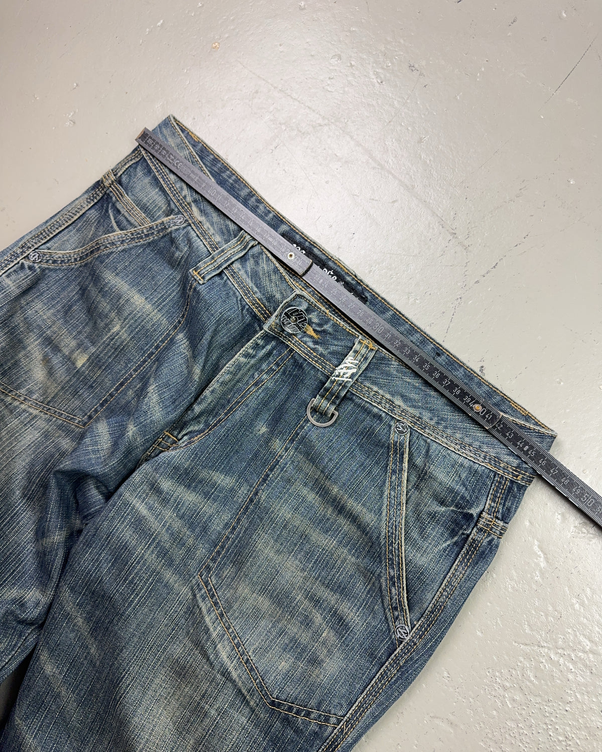 2000's Maja's Elaboration Japanese Straight/Baggy Jeans *rare 36x32 (XL)