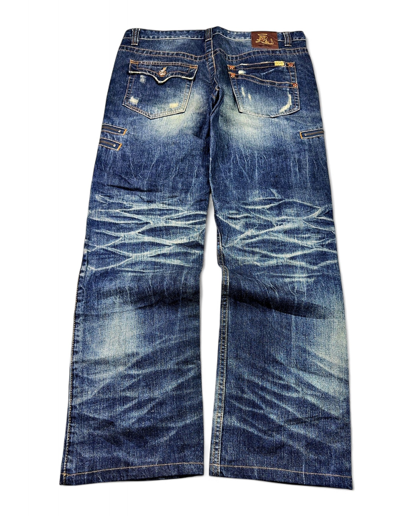 2000's Oniarai Japanese Archive Straight Jeans *very rare 36x32 (XL)