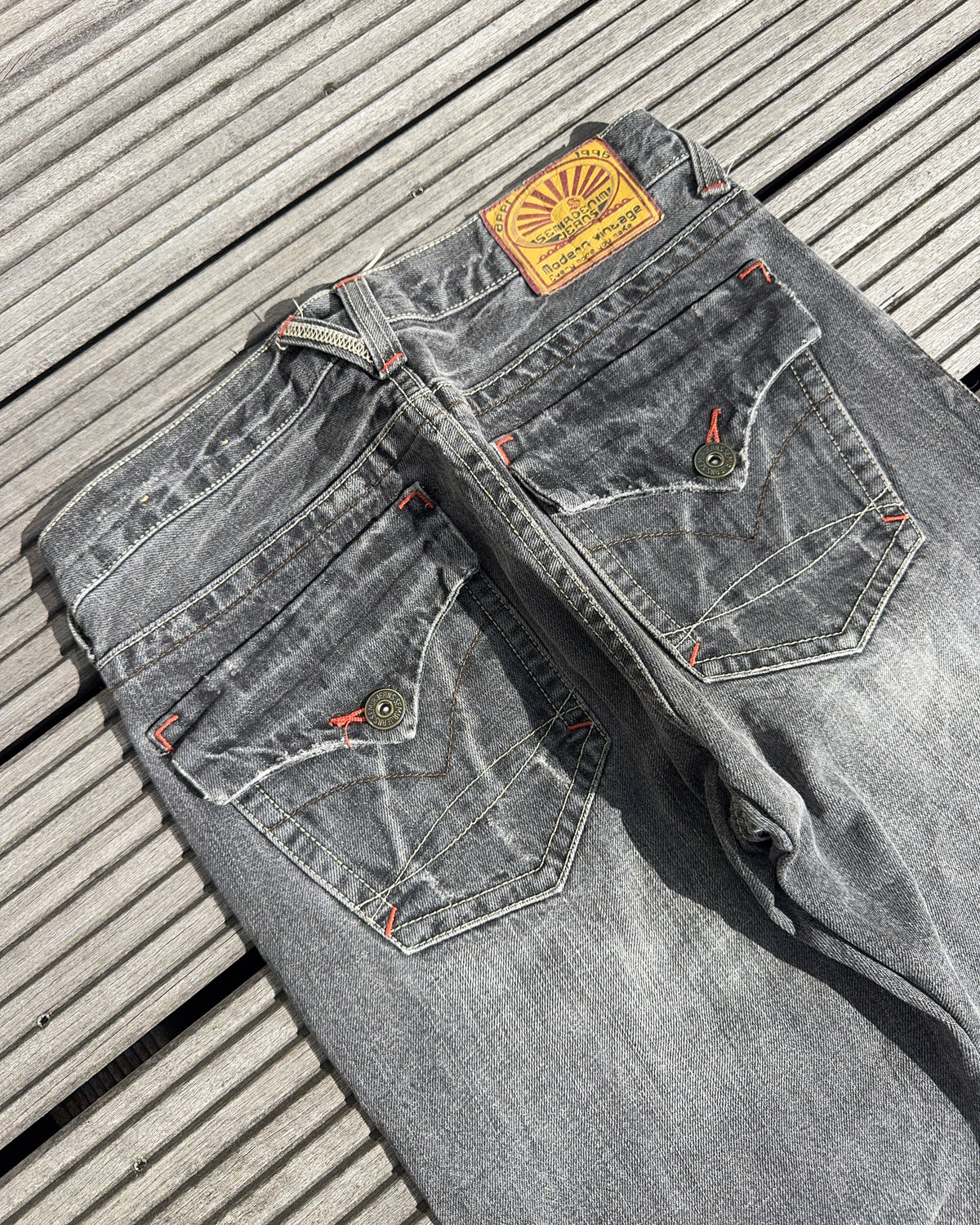 2000's Semir Japanese Archive Straight/Baggy Jeans *rare 30x32 (M)