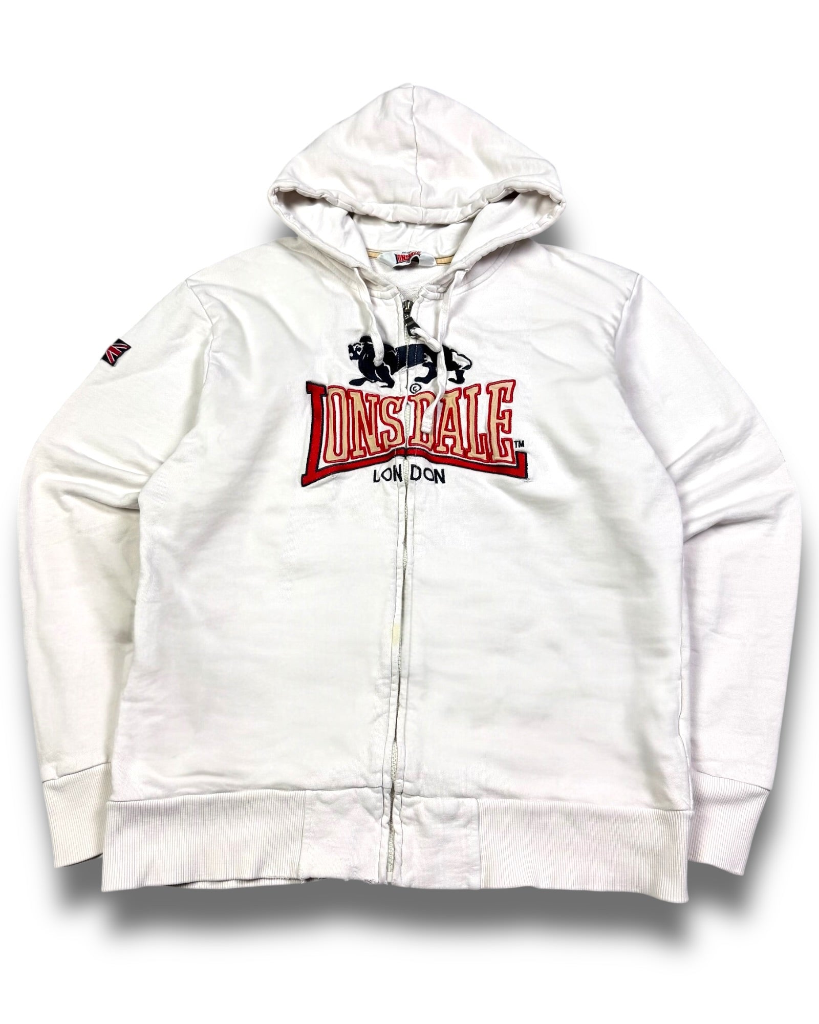 2000's Lonsdale Zip Hoodie *rare (L)