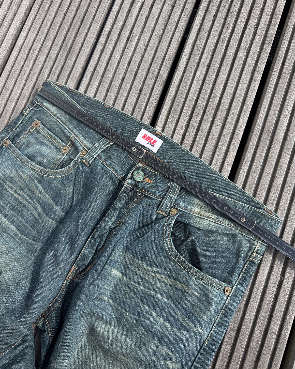 2000's Rifle Jeans Straight/Baggy Jeans *rare 34x32 (L)