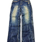 2000's Oniarai Japanese Straight/Baggy Jeans *rare 32x32 (M)