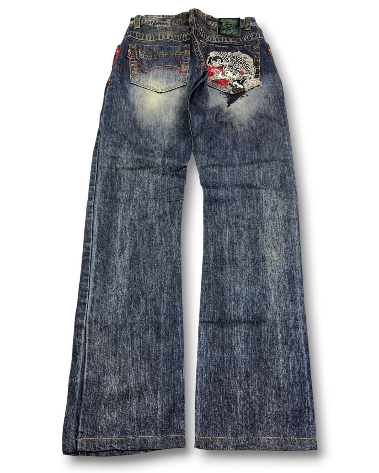 2000's Jizo Japanese Slim/Straight Jeans *very rare 26x30 (XS)