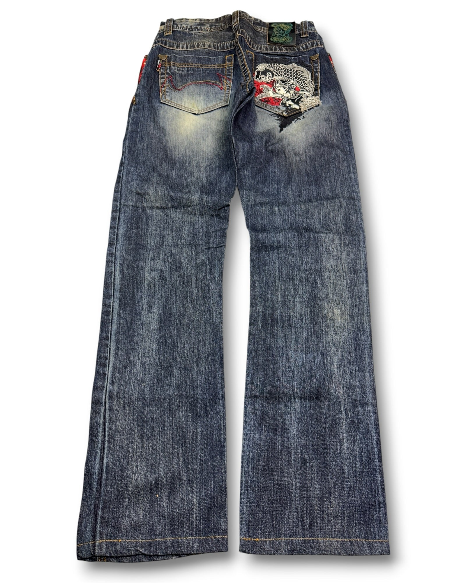 2000's Jizo Japanese Slim/Straight Jeans *very rare 26x30 (XS)