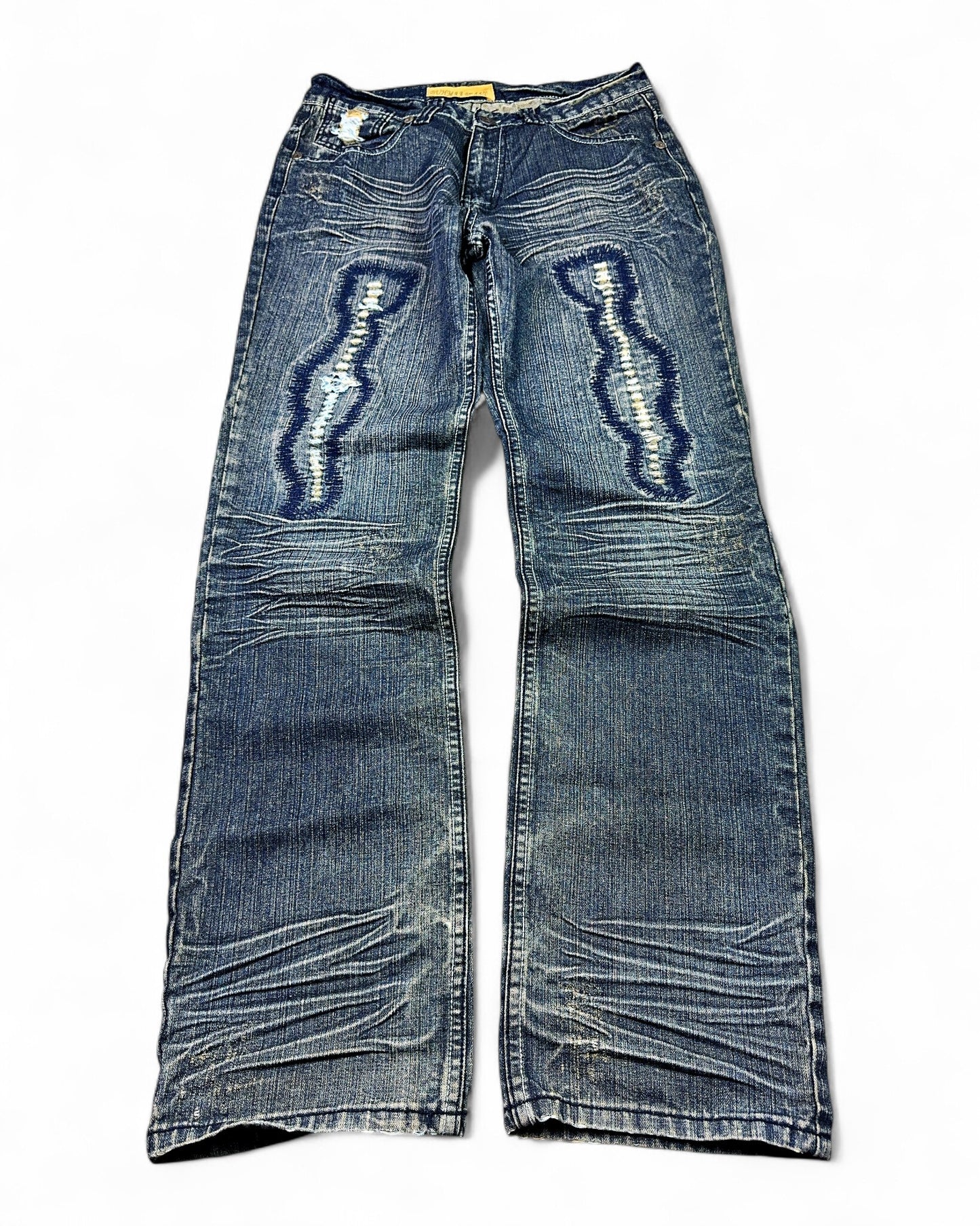 2000's Buhmaa Jeans Japanese Straight Jeans *rare 32x32 (M)