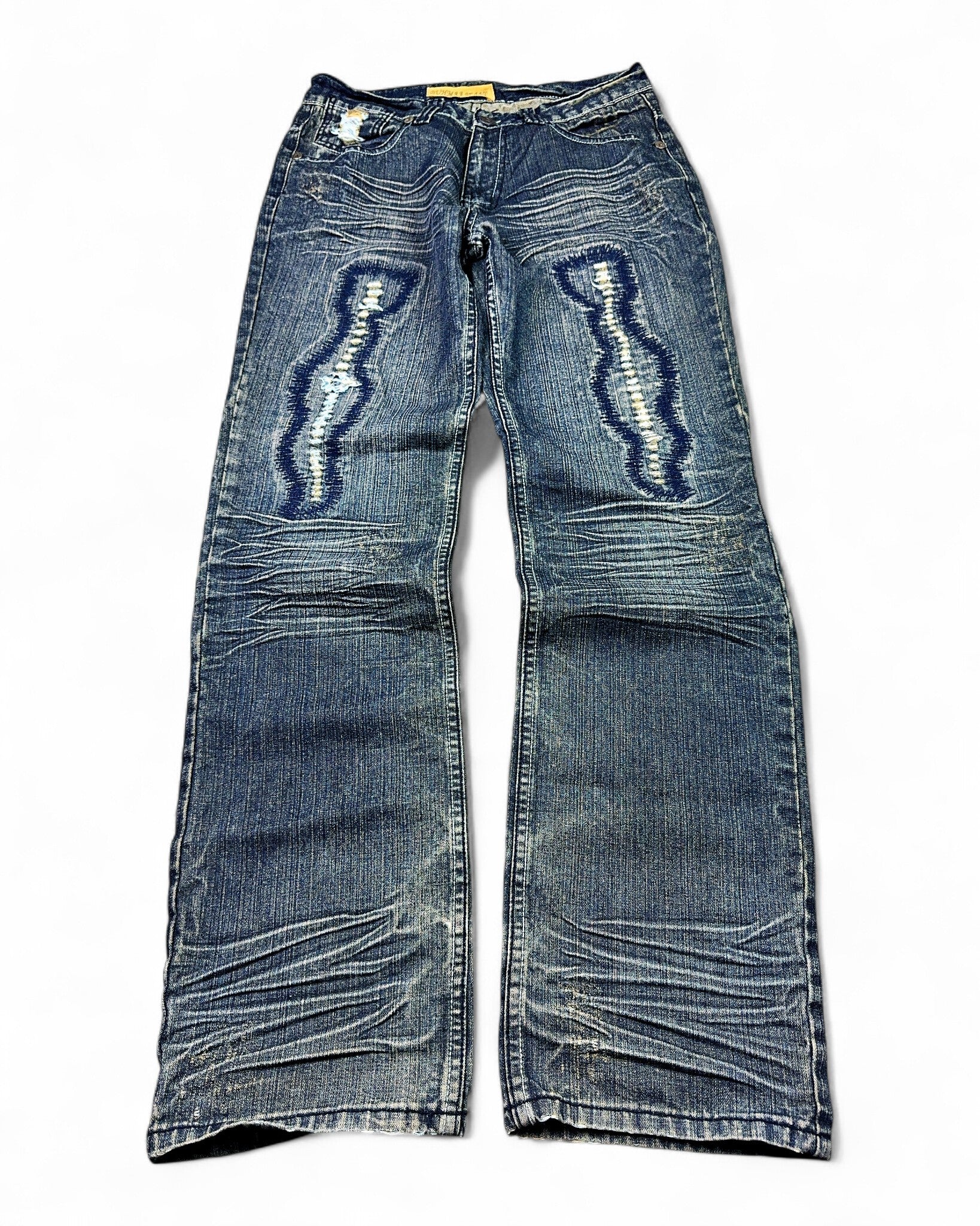 2000's Buhmaa Jeans Japanese Straight Jeans *rare 32x32 (M)