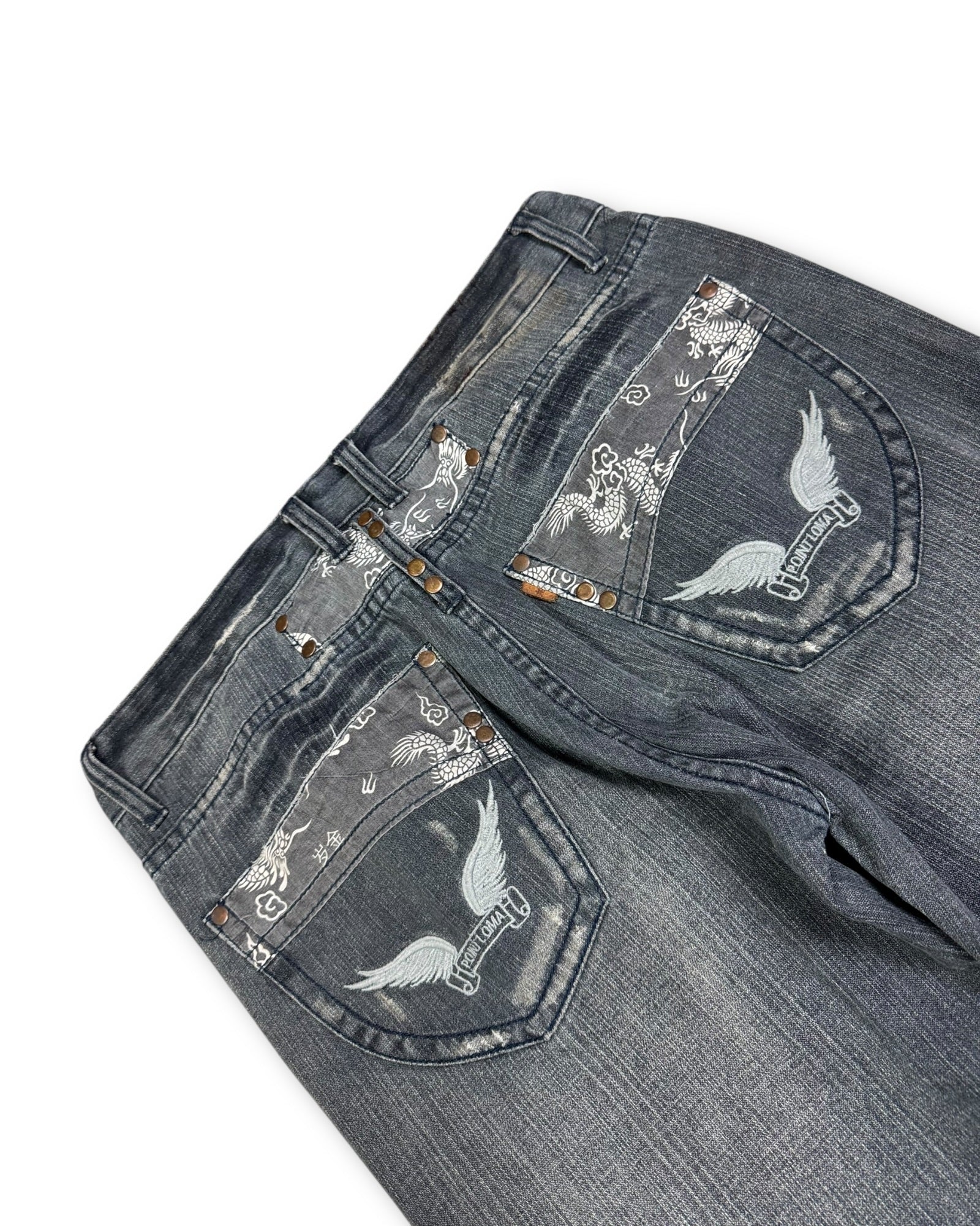 2000's Point Loma Straight/Baggy Japanese Archive Jeans *very rare 32x32 (M)