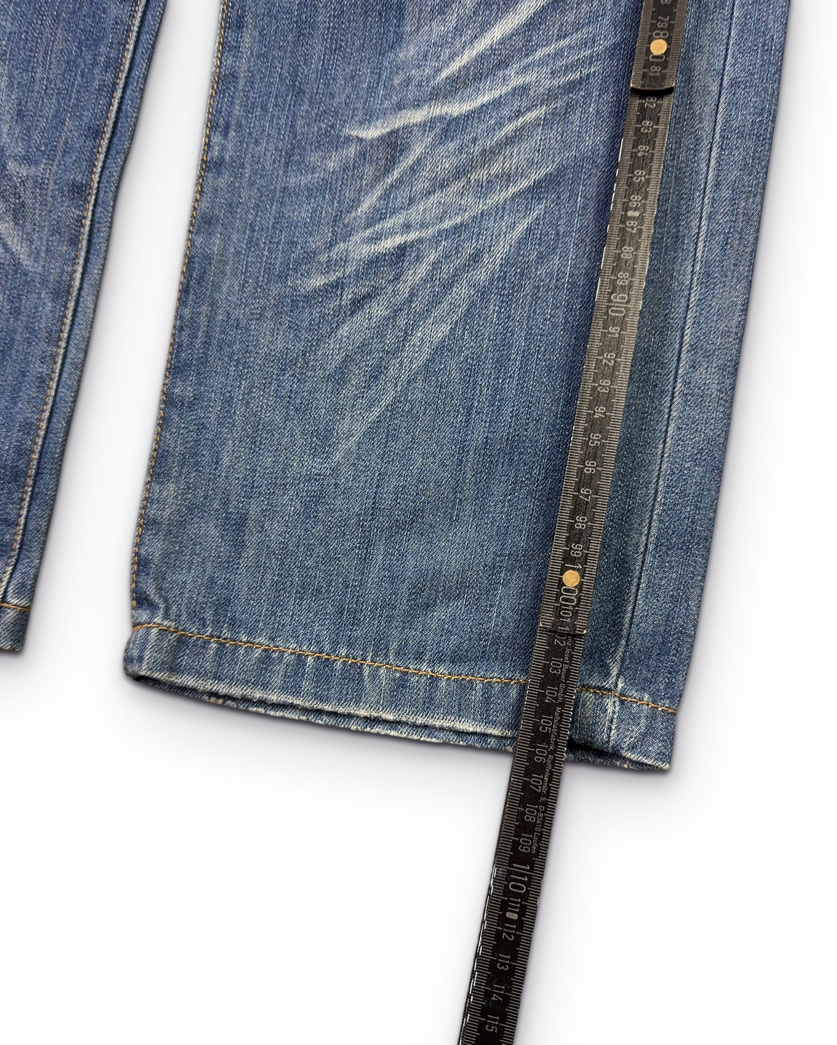 2000's Washed Buckle Baggy Jeans * 31x32 (M)
