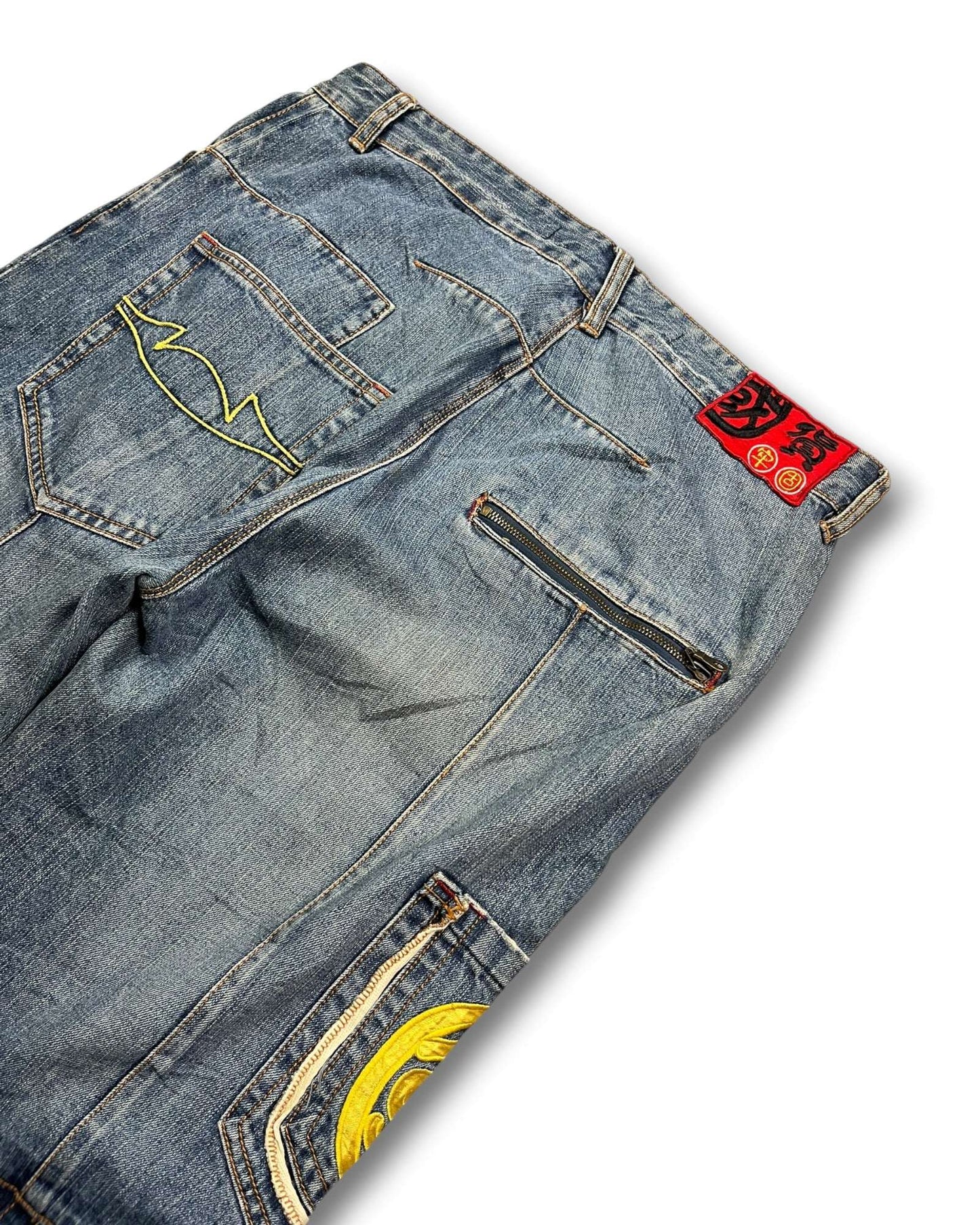 2000's Japanese Baggy Jeans *rare 36x32 (XL)