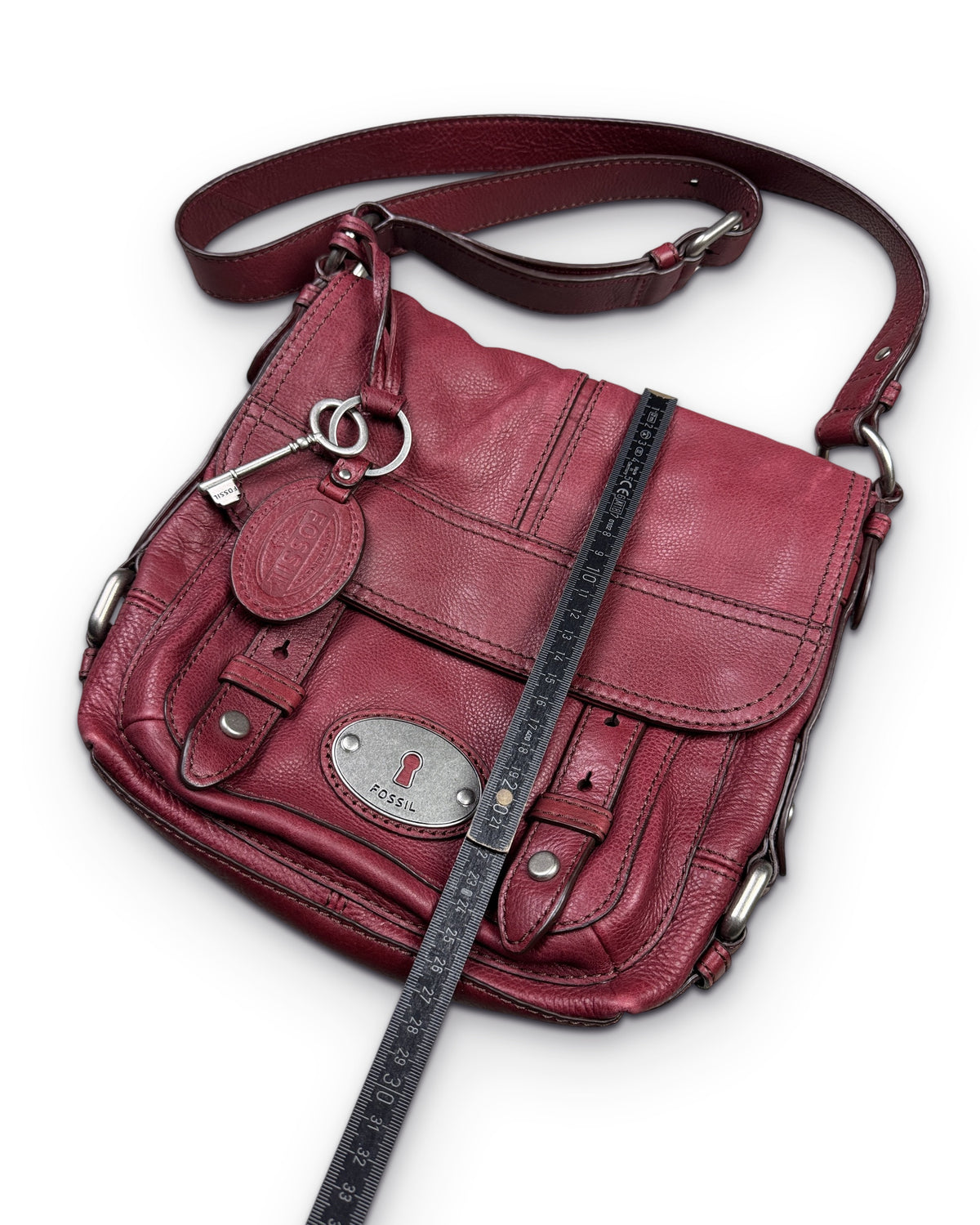 2000's Fossil Leather Crossbody Bag * - Lennys Vintage