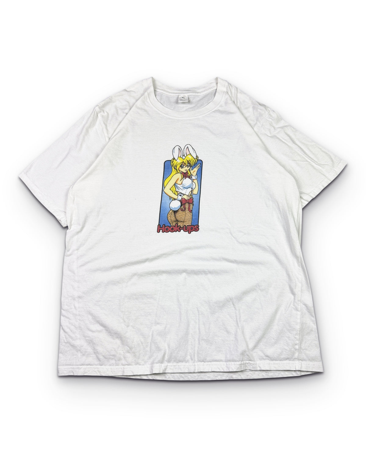 2000's Hook-Ups Bunny T-shirt (XL) - Lennys Vintage