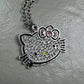 Iced Hello Kitty Necklace - Lennys Vintage