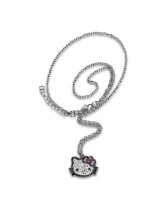 Iced Hello Kitty Necklace - Lennys Vintage