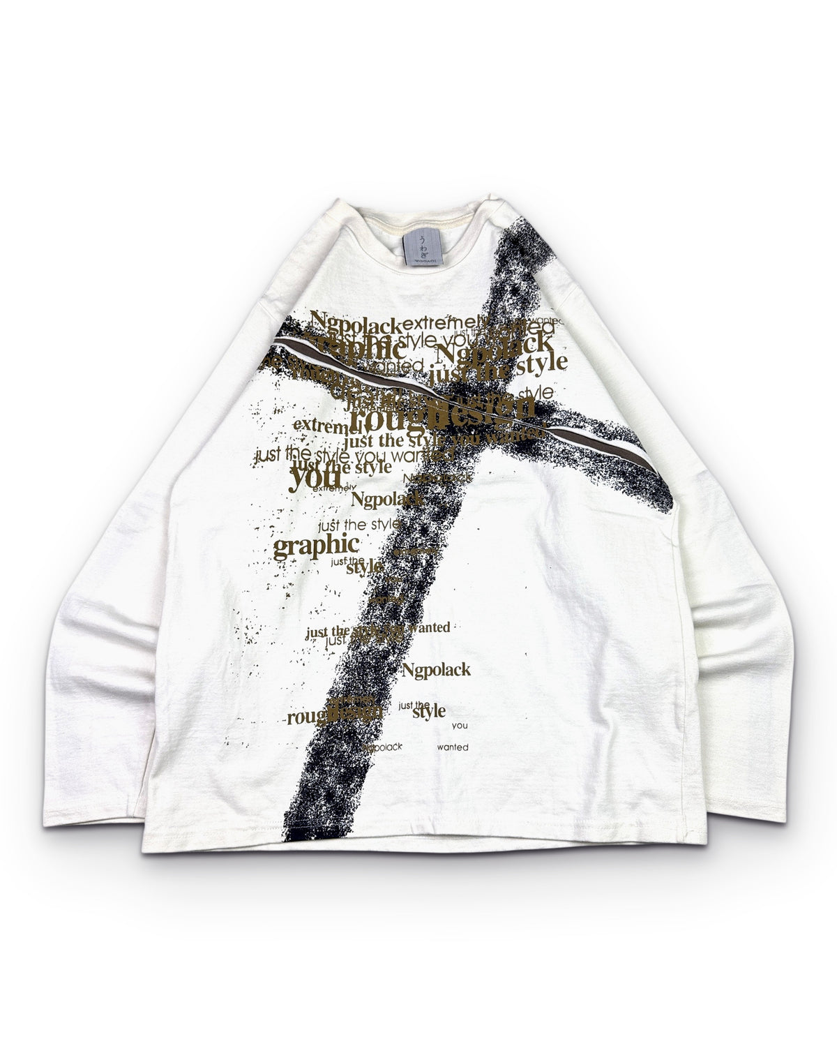 2000's Japanese Archive Suspender Graphic Longsleeve *very rare (M) - Lennys Vintage