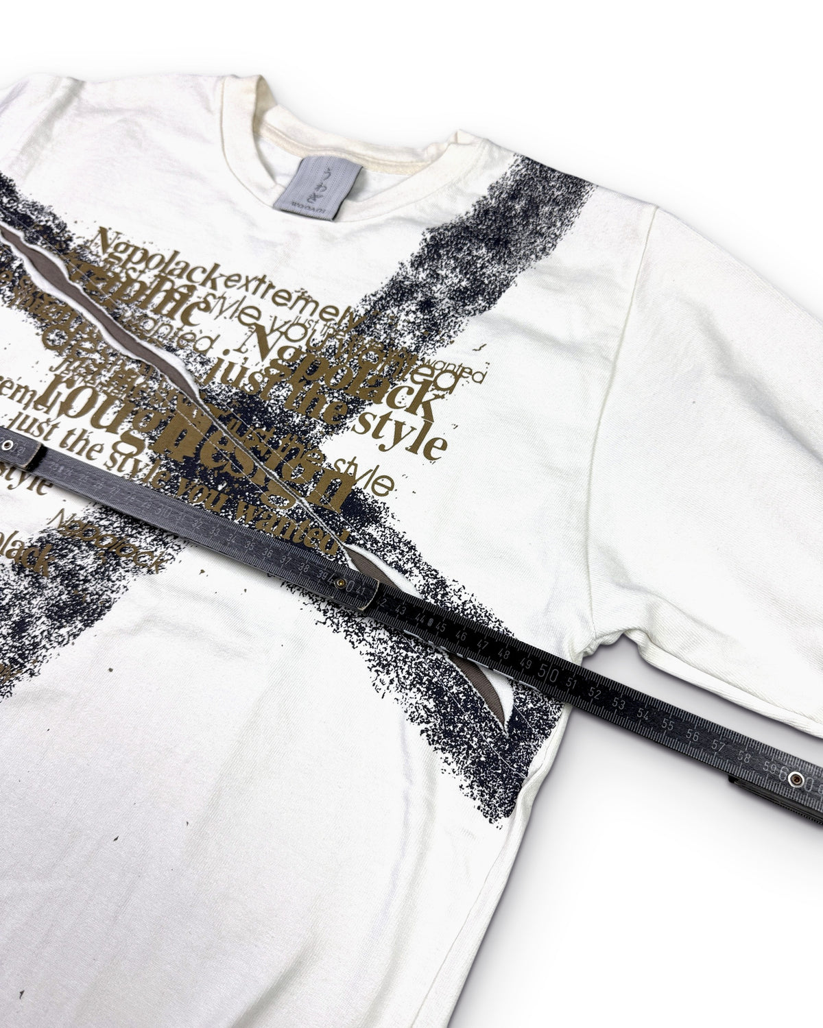 2000's Japanese Archive Suspender Graphic Longsleeve *very rare (M) - Lennys Vintage