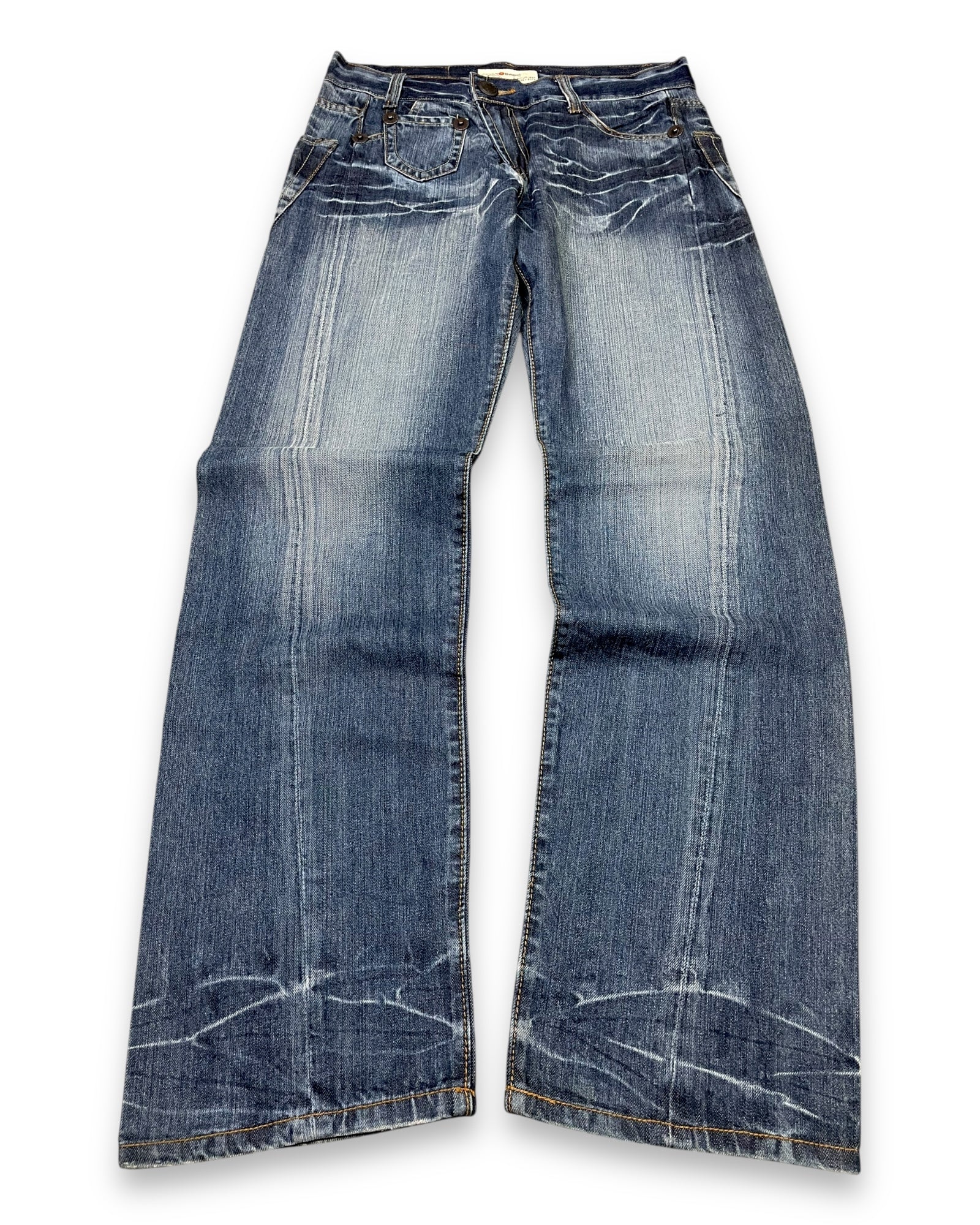 Japanese Style Baggy Jeans 31x34 - Lennys Vintage