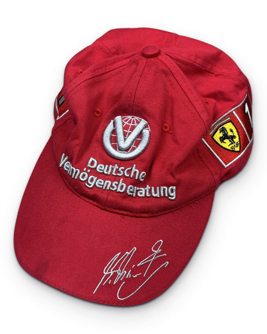 2001 Michael Schumacher Ferrari Cap * - Lennys Vintage