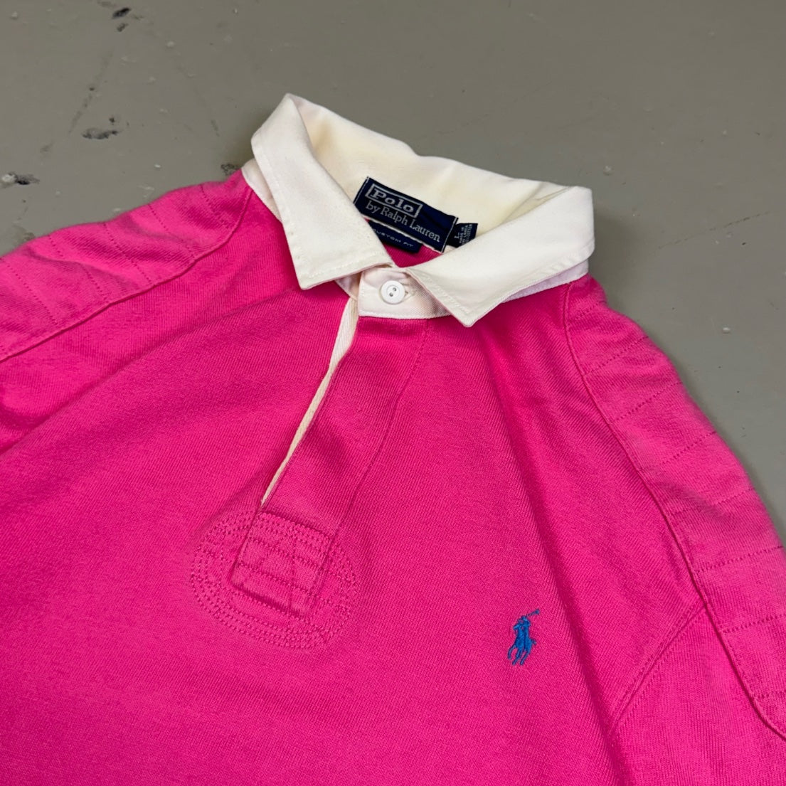 1990's Polo Ralph Lauren Pink Longsleeve *very rare (M)