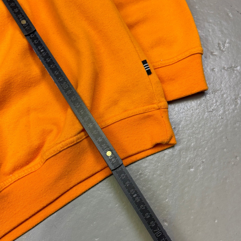 1990's Adidas Yellow Orange Sweatshirt *very rare (M)