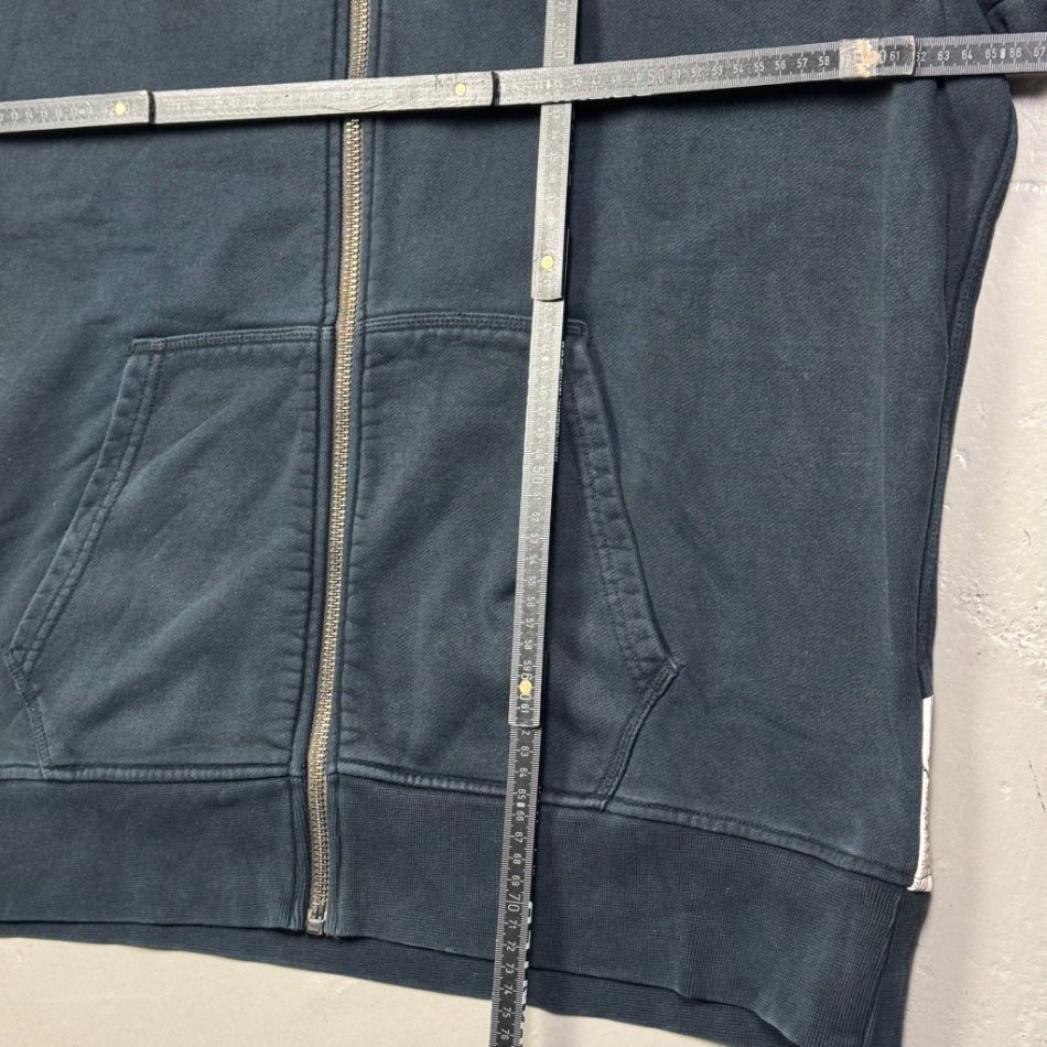 2000's Navy Zip Hoodie *rare (XXL)