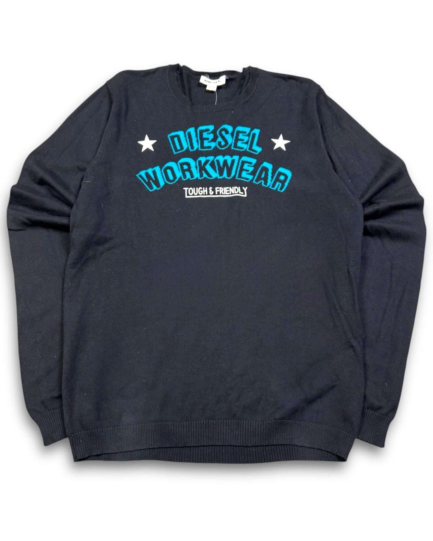 2000's Diesel Black Sweatshirt *rare (XL)