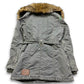 2000's Faux Fur Green Jacket Women's *rare (S)