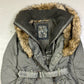 2000's Faux Fur Green Jacket Women's *rare (S)