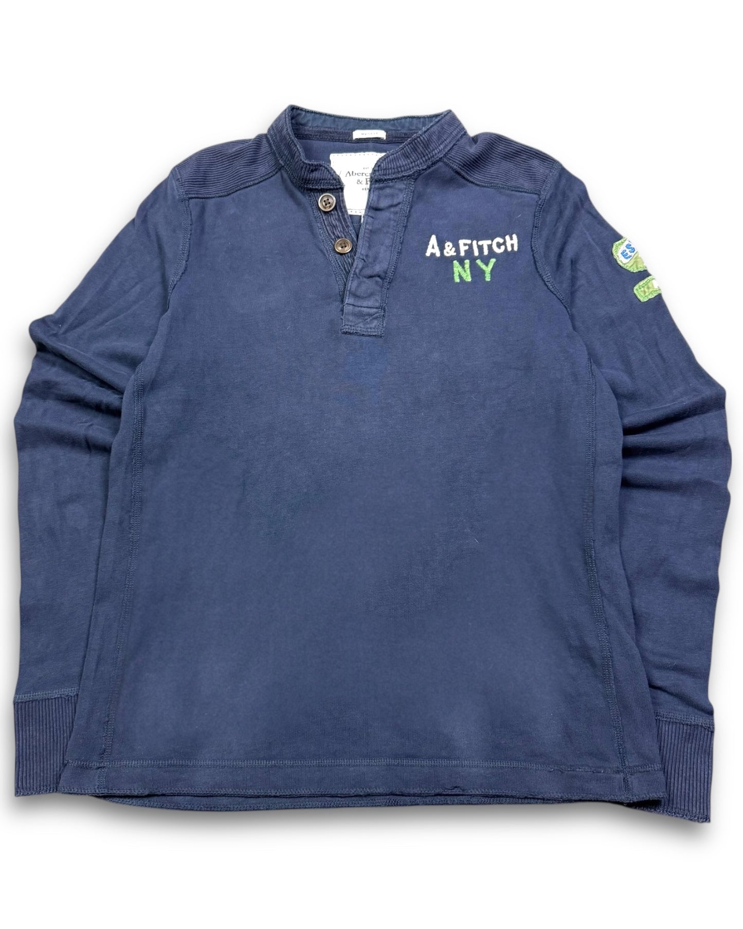 2000's Abercrombie & Fitch Navy Longsleeve * (M)