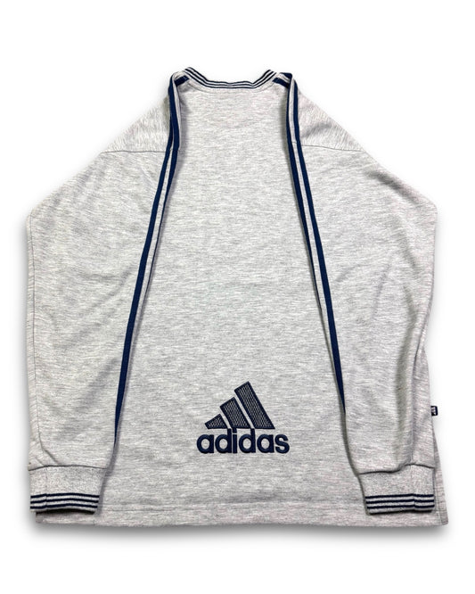 1990's Adidas Gray Sweatshirt *rare (XXL)