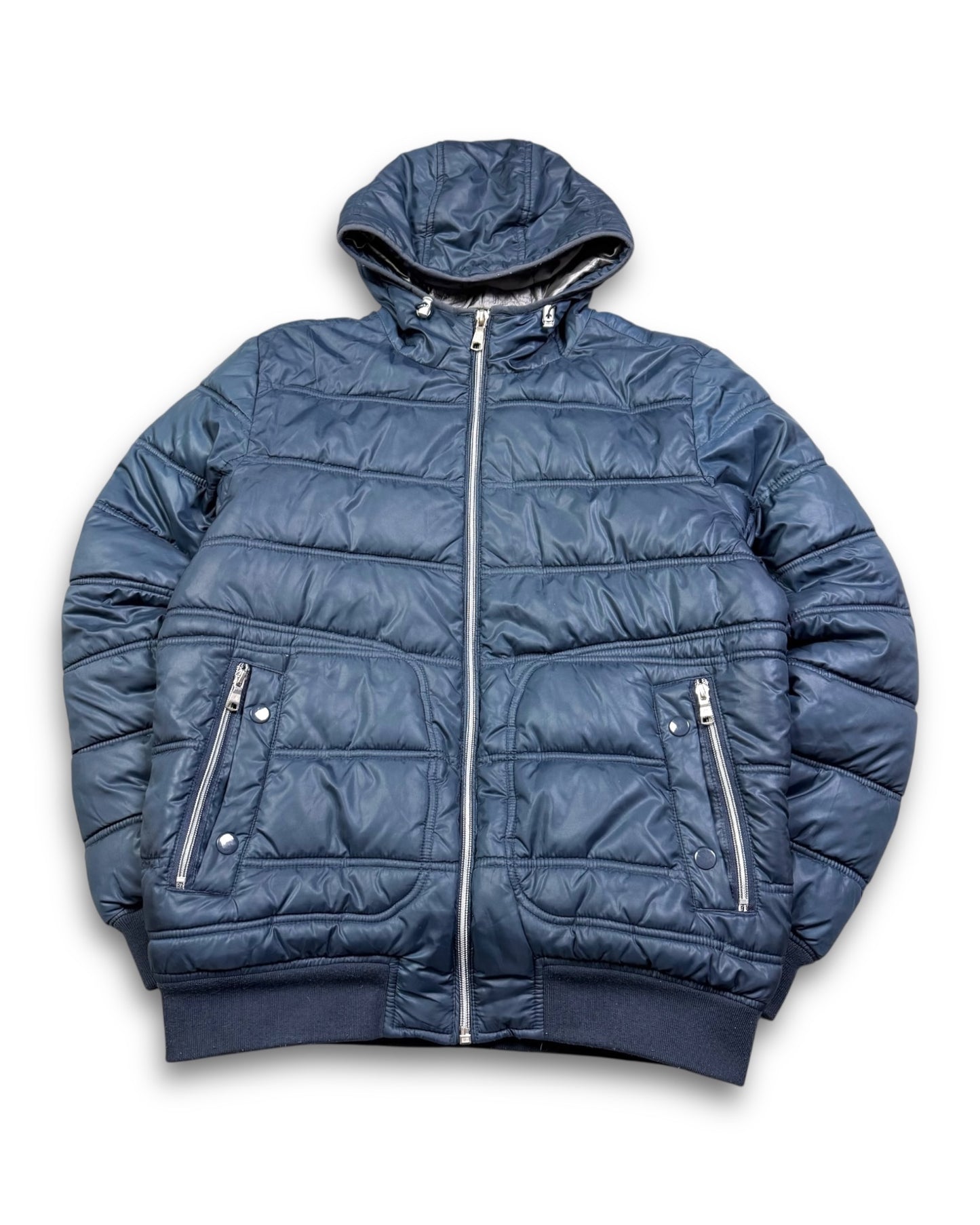 2000's Celio Blue Puffer Jacket * (M)