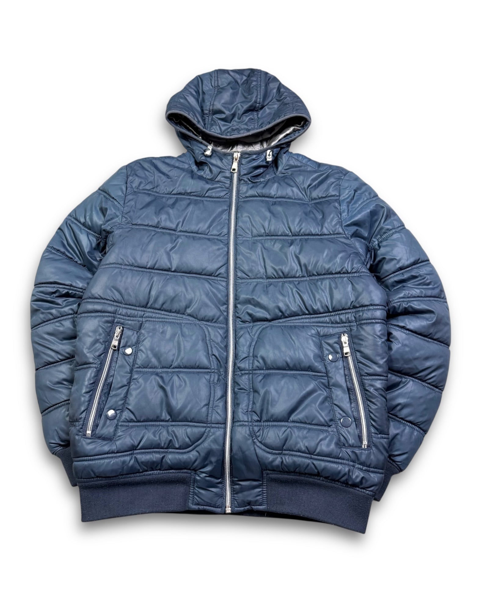 2000's Celio Blue Puffer Jacket * (M)