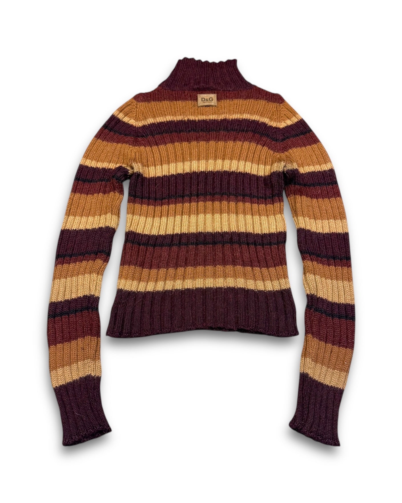 2000's Dolce & Gabbana Brown Longsleeve Women's *very rare (XS)