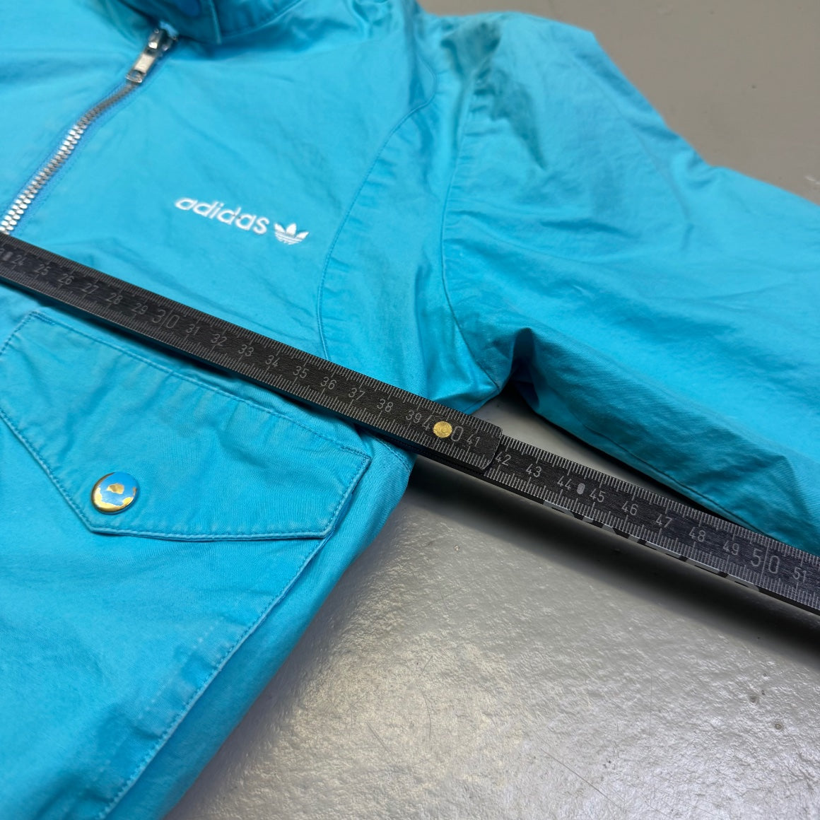 1990's Adidas Sky Blue Track Jacket Women‘s *very rare (XS)