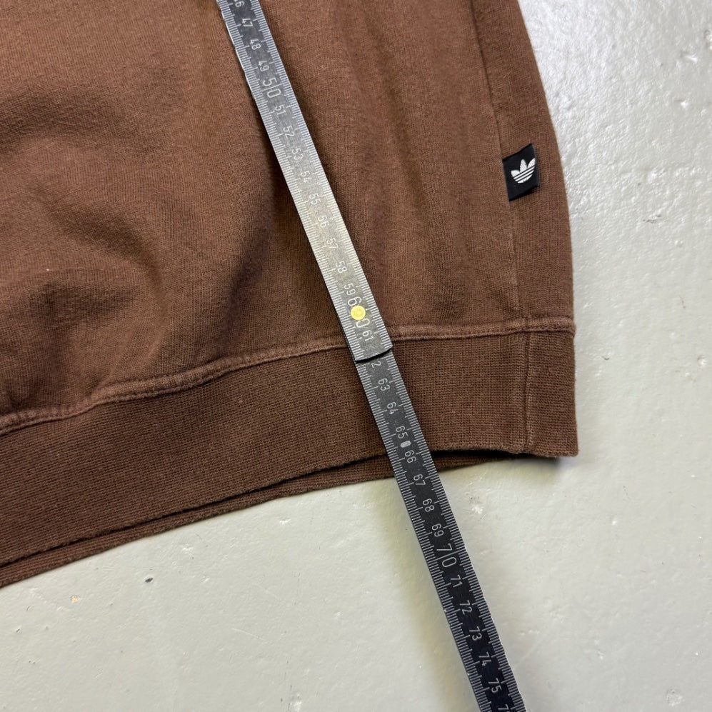 1990's Adidas Brown Sweatshirt *very rare (L)