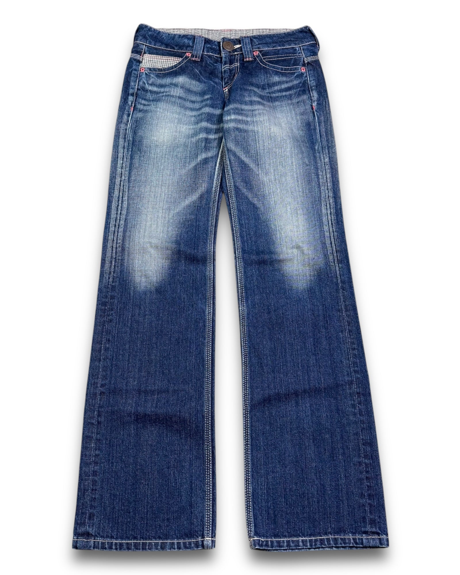 2000's Japanese Slim/Straight Jeans Women's made in Japan *very rare 28x30 (S)