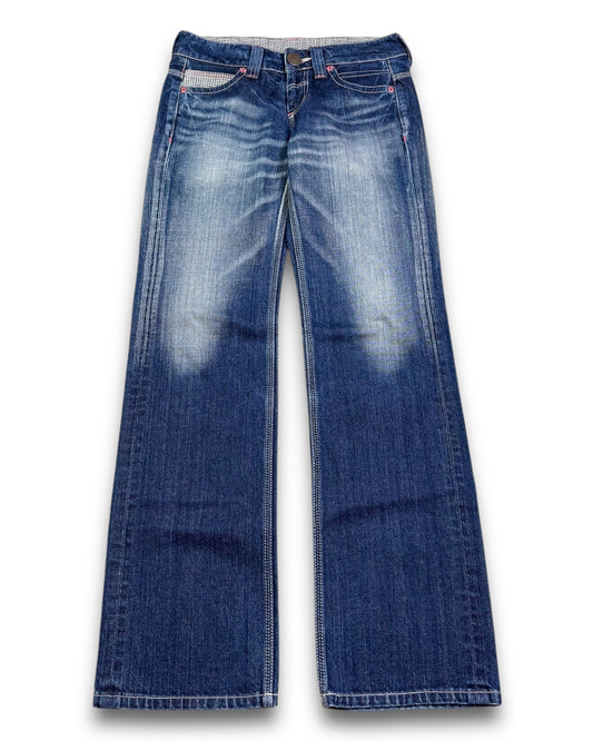 2000's Japanese Slim/Straight Jeans Women's made in Japan *very rare 28x30 (S)