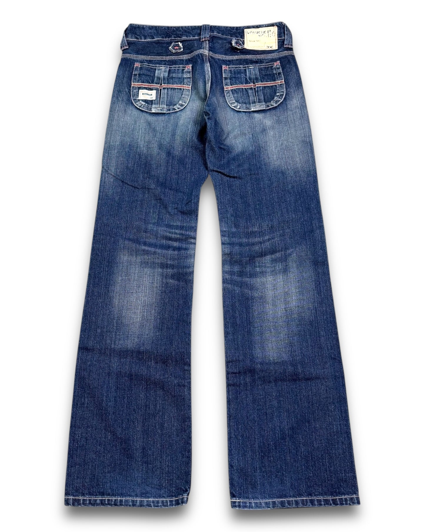 2000's Japanese Slim/Straight Jeans Women's made in Japan *very rare 28x30 (S)