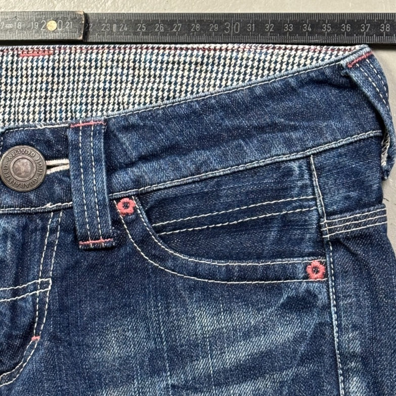 2000's Japanese Slim/Straight Jeans Women's made in Japan *very rare 28x30 (S)