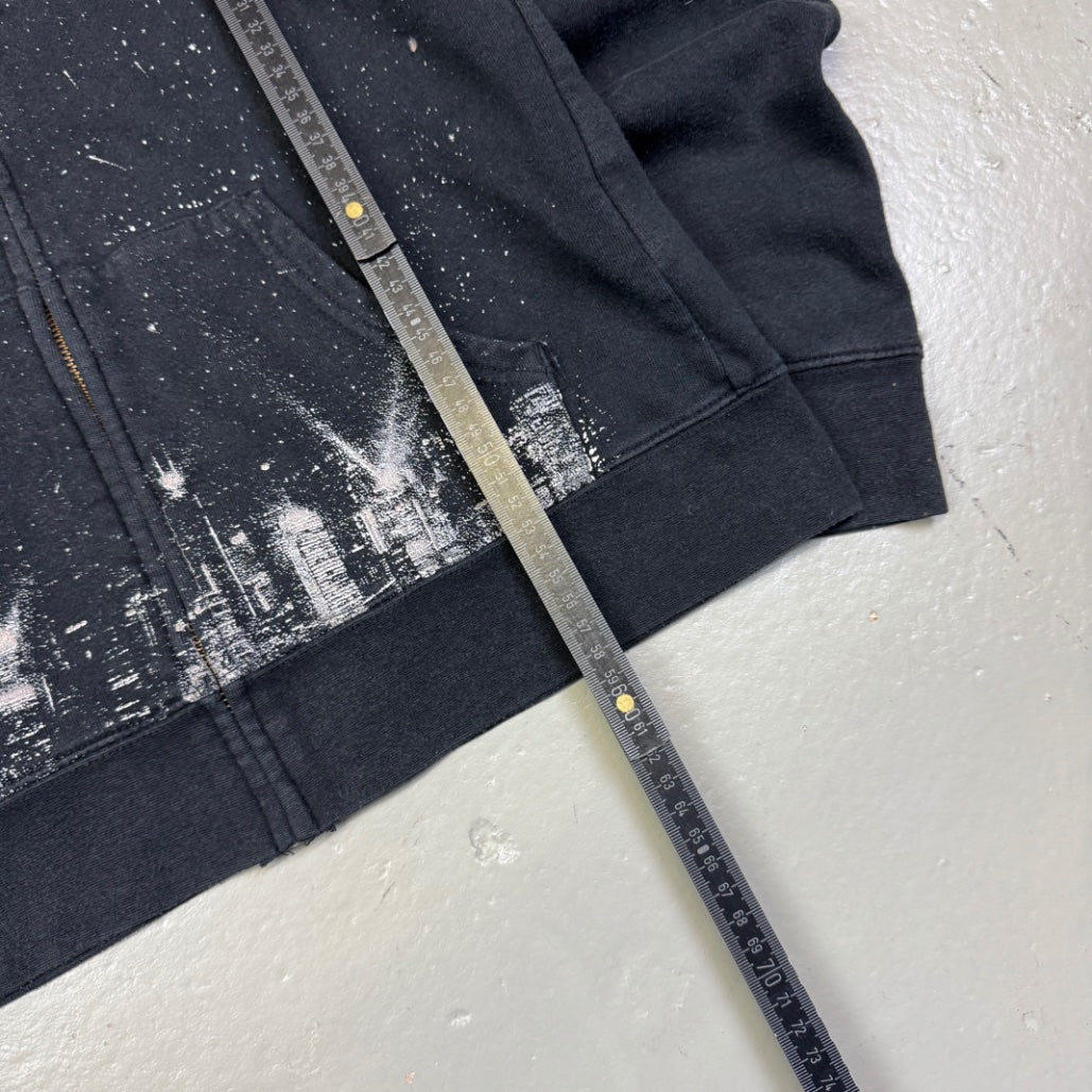 2000's Dc Black Zip Hoodie *rare (K)