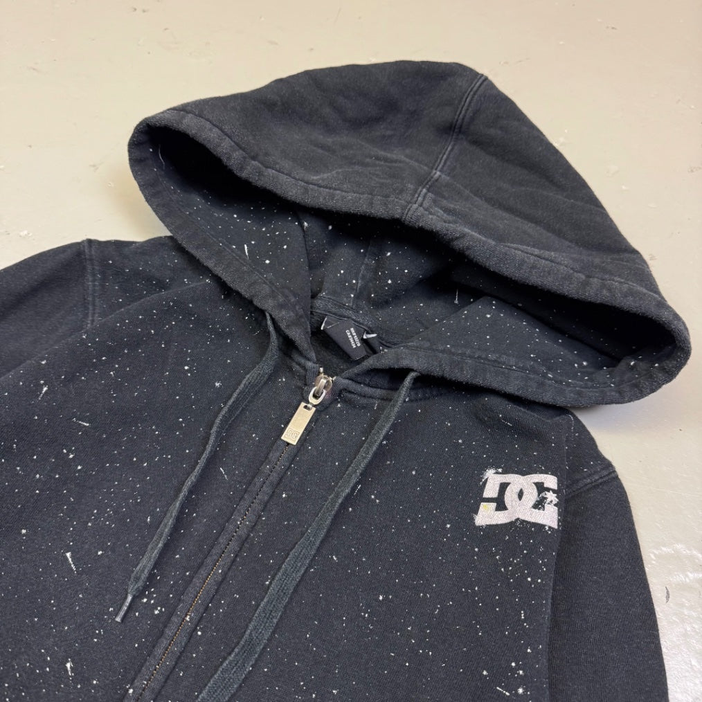2000's Dc Black Zip Hoodie *rare (K)