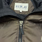 2000's Replay Blue Jeans Brown Puffer Jacket *rare (M)