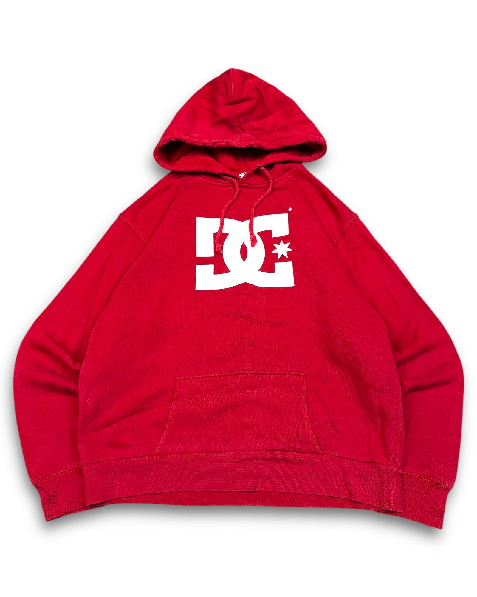2000's Dc Shoes Red Hoodie *rare (S)