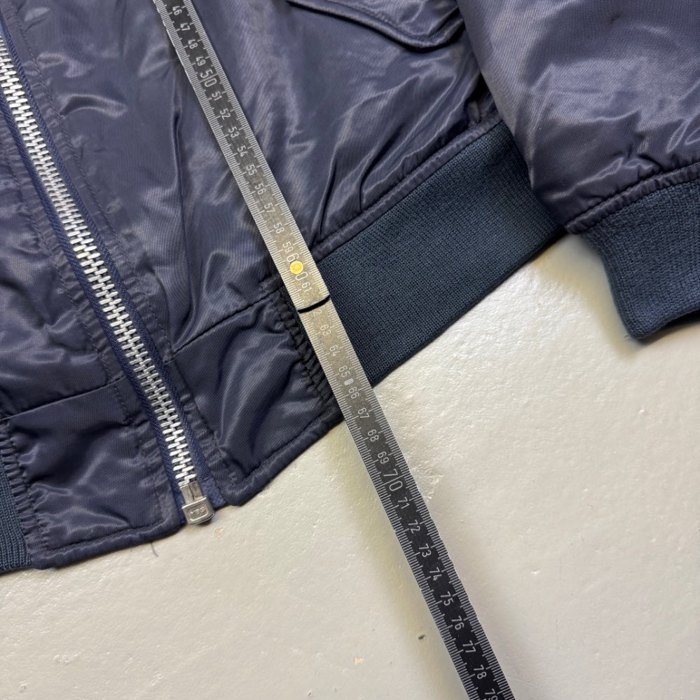 1990's Midwest Int. Reversible 2in1 Navy Jacket *very rare (L)