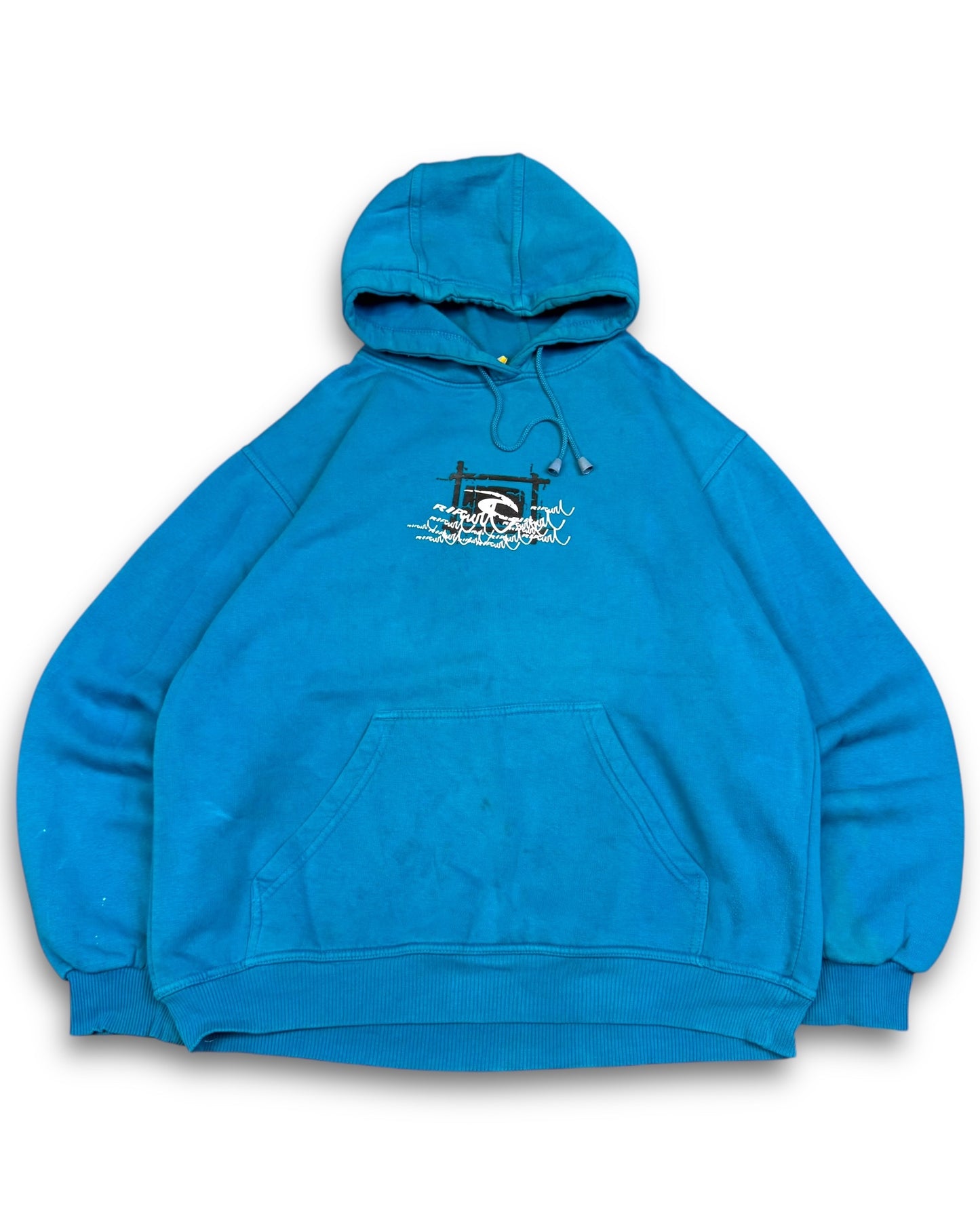2000's Rip Curl Blue Hoodie *rare (L)