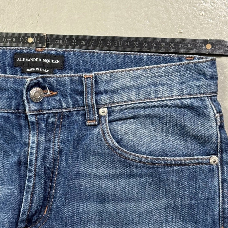 2000's Alexander Mcqueen Slim Jeans *very rare 30x28 (M)