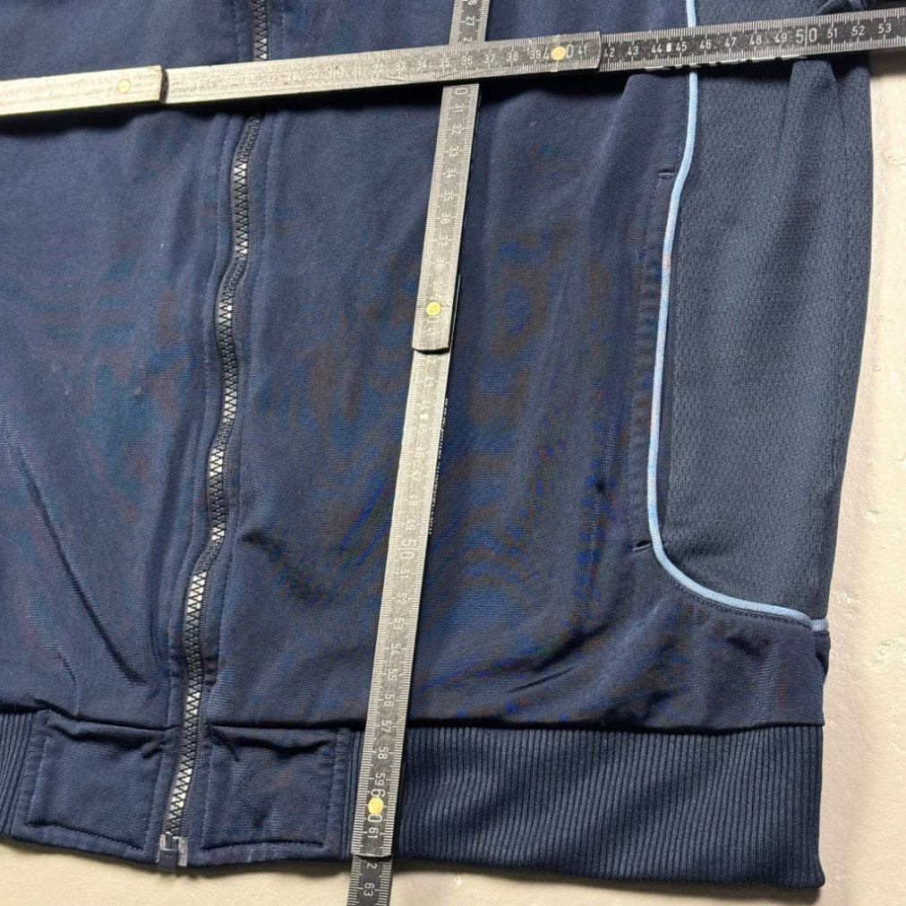 2000's Adidas Navy Track Jacket *rare (S)