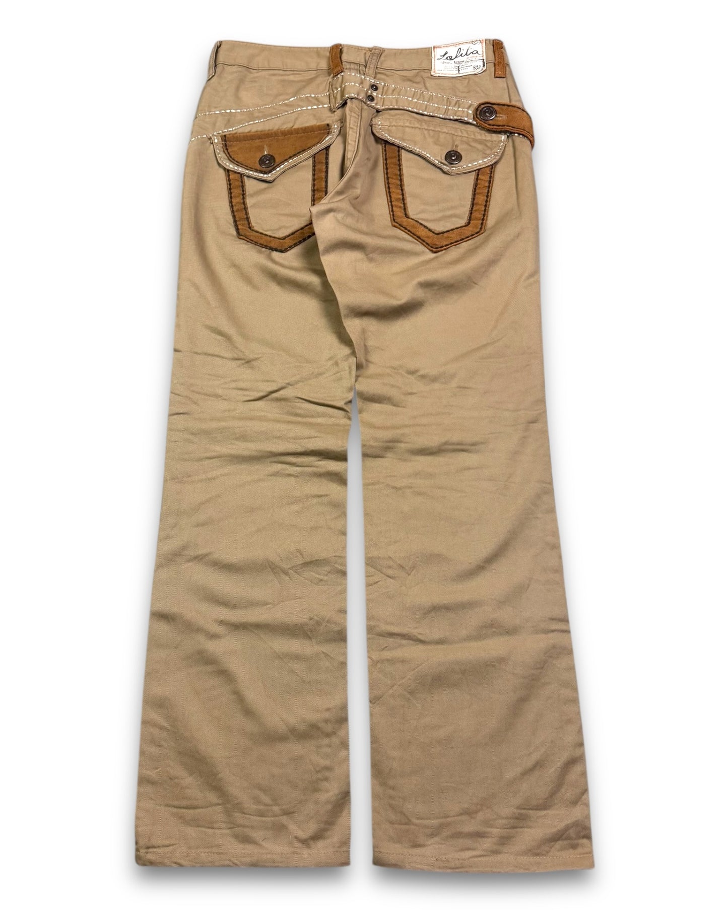 2000's Lolita Japanese Straight/Baggy Jeans *rare 32x32 (M)