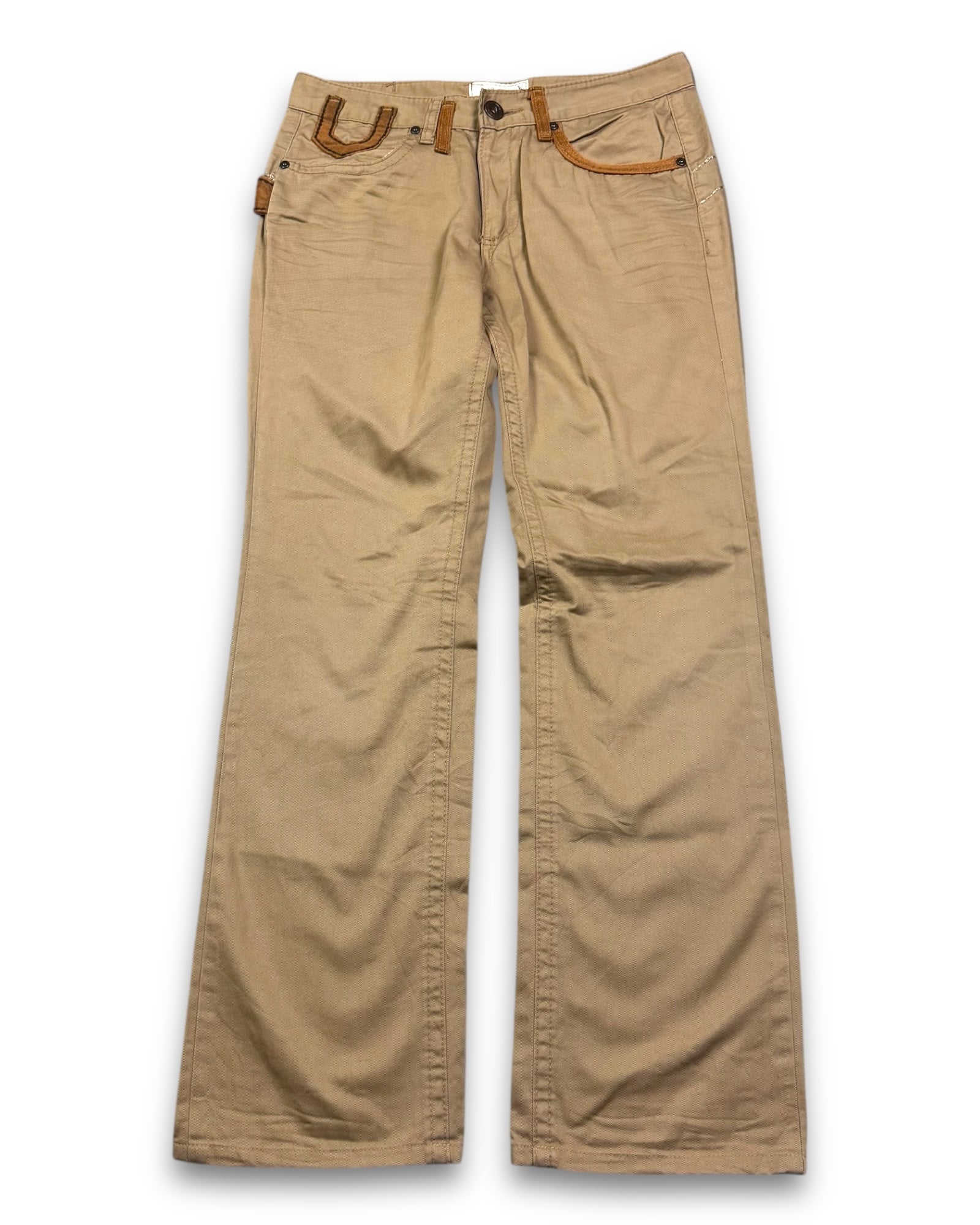 2000's Lolita Japanese Straight/Baggy Jeans *rare 32x32 (M)